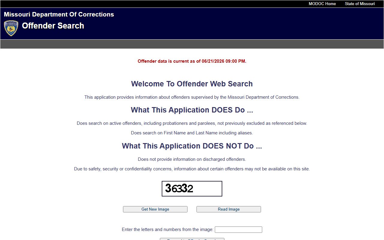 Lawrence County arrest records and court charges Missouri DOC offender search