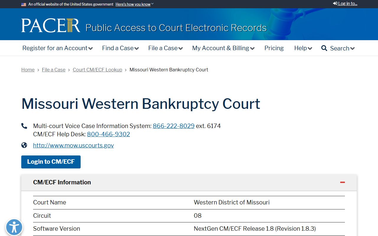 Lawrence County bankruptcy court records PACER lookup
